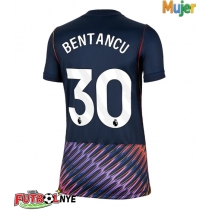 Camiseta Tottenham Hotspur Rodrigo Bentancur #30 Visitante Equipación para mujer 2026-27 manga corta